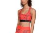 Biustonosz sportowy Under Armour ARMOUR MID CROSSBACK Printed Orange